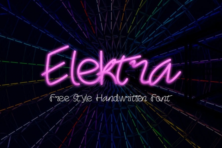 Elektra Handwritten Font Font Download