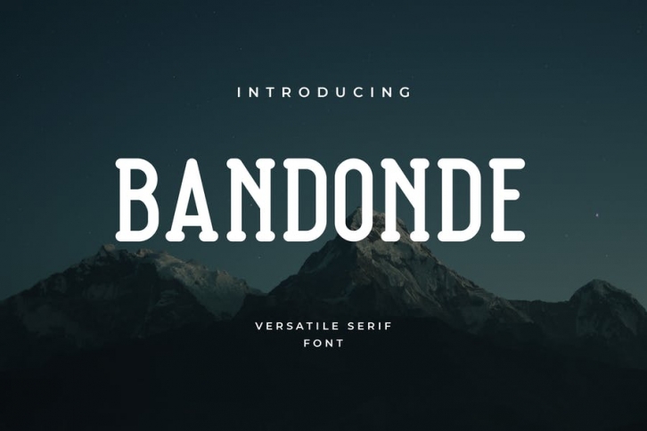 Bandonde Serif Font Font Download