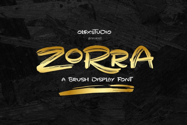 ZORRA - Display font Font Download