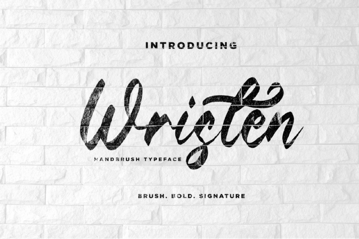 Wristen FH - Brush Script Font Font Download