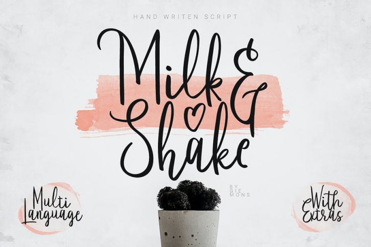 Milk And Shake Font Download