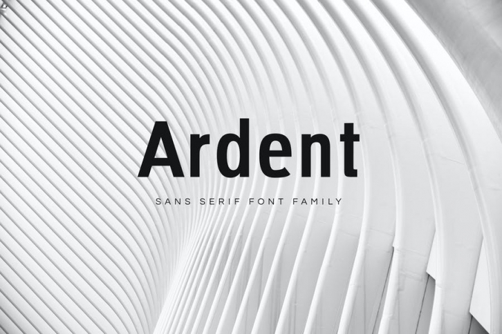 Ardent Sans - Modern Font Family Font Download
