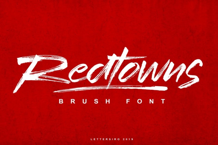Redtown Font Font Download