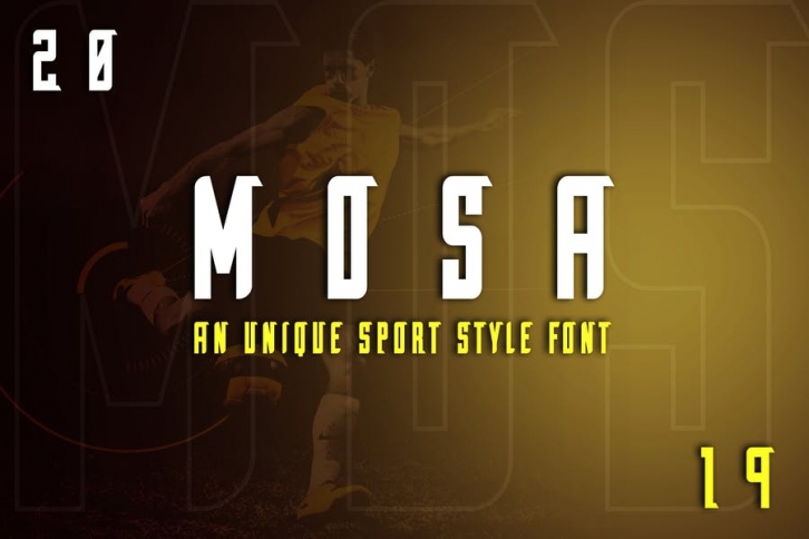 Mosa Exclusive Display Font Font Download