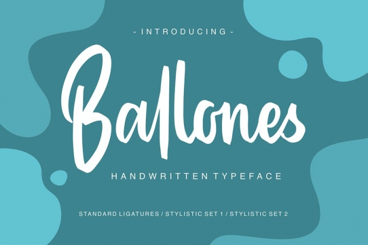 Ballones - Script Font Download