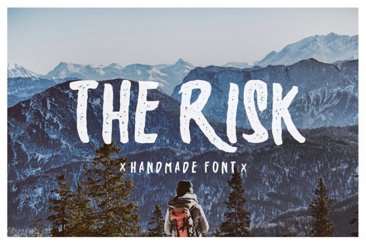 The Risk - Handmade font Font Download