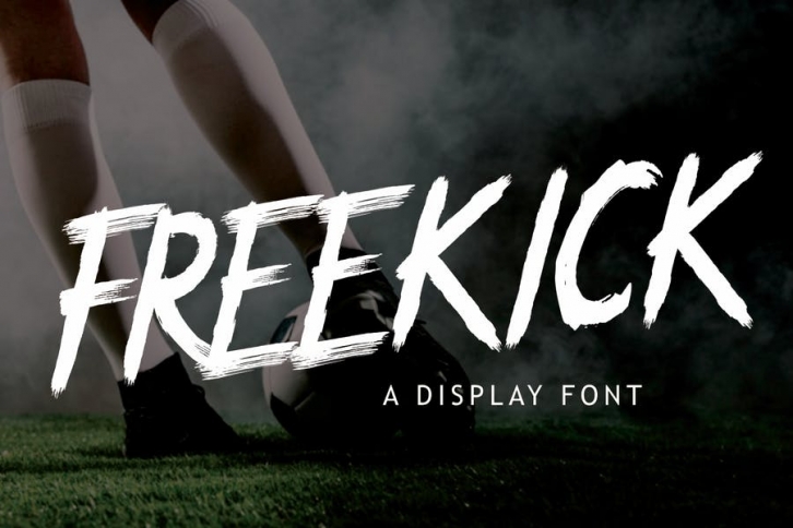 Freekick - Sport Display Font Font Download