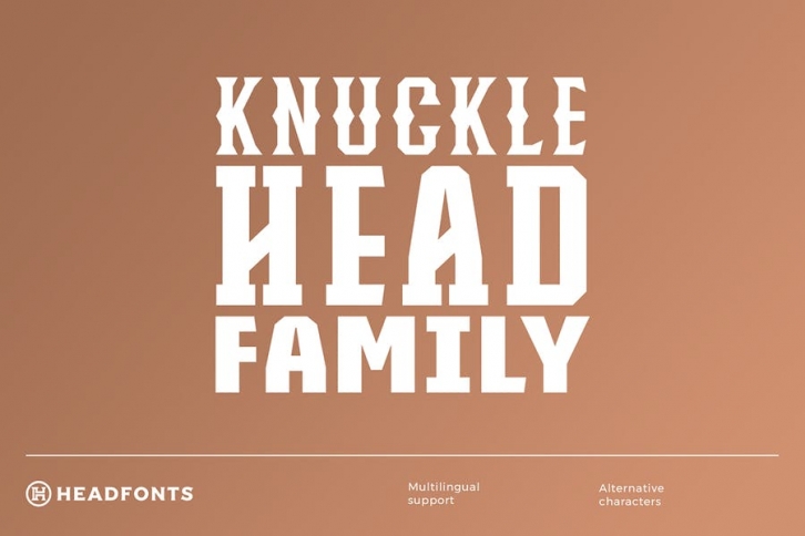 Knucklehead Font Family Font Download
