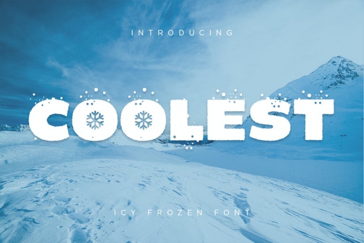 Coolest - Icy Frozen Font Font Download