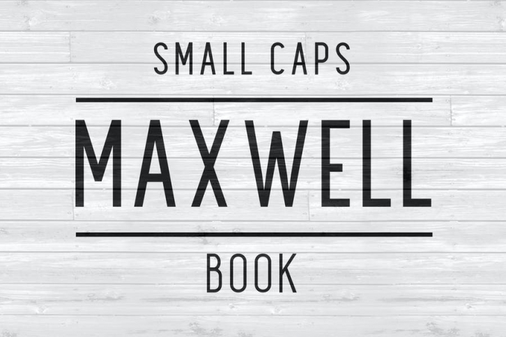 Maxwell Sans Small Caps Book Font Download