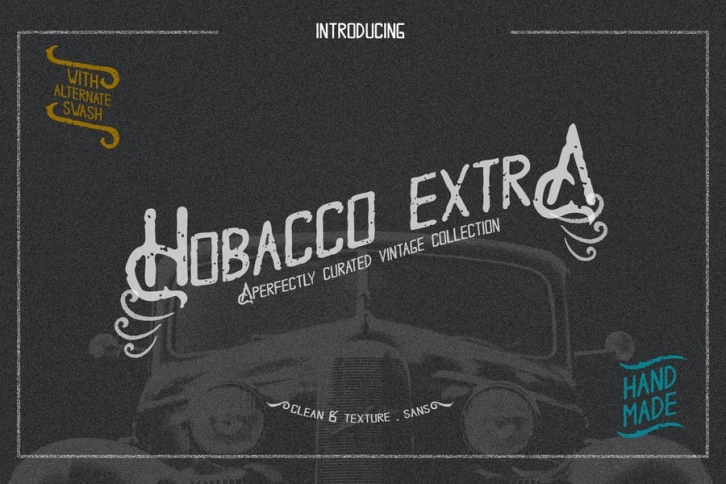 Hobacco Extra Vintage Type HR Font Download