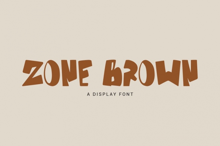 Zone Brown - Bold DIsplay Font GL Font Download