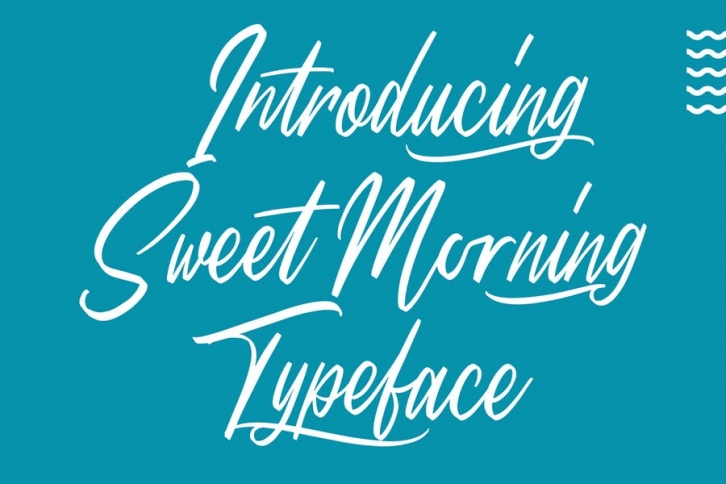 Sweet Morning - Script Font Download