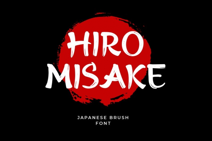 Hiro Misake Brush Japanese Font Font Download