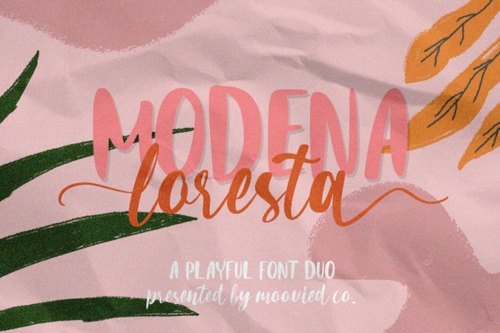 Modena Loresta Font Duo Font Download
