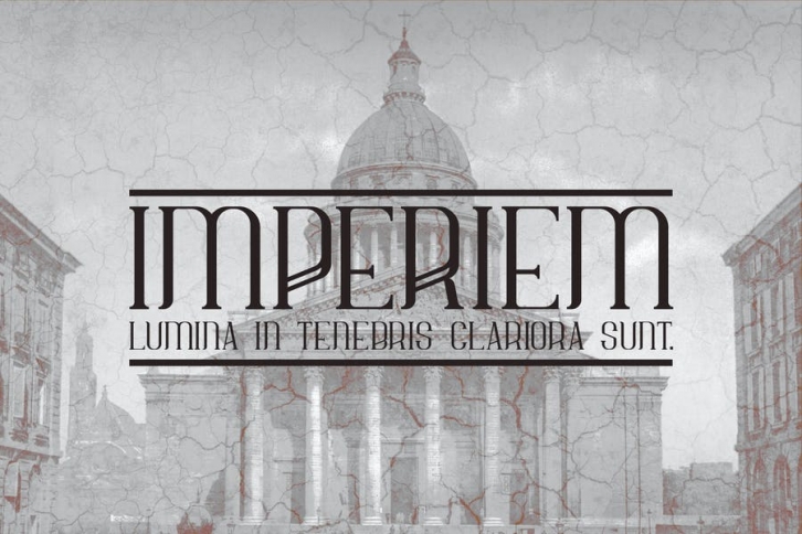 Imperiem regular typeface Font Download