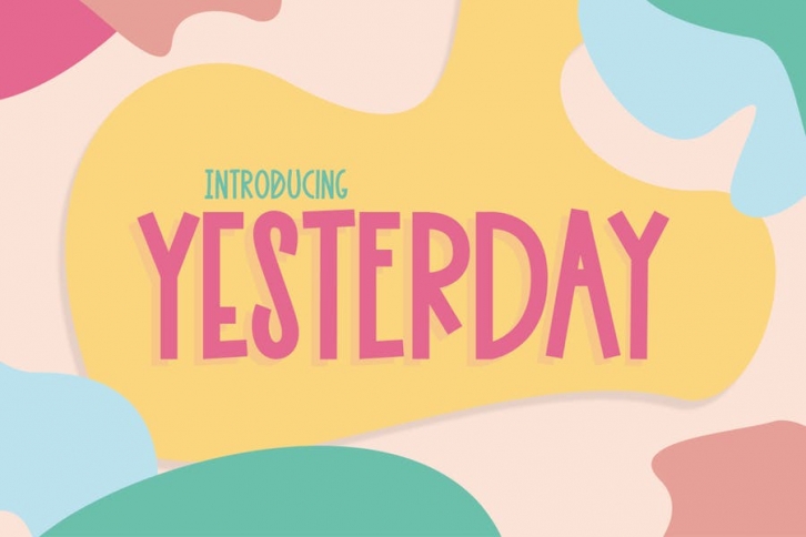 Yesterday Font Font Download