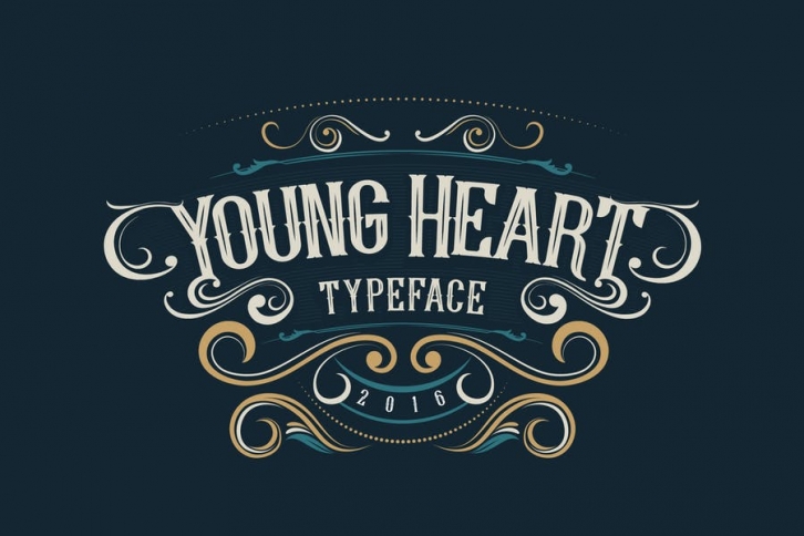 Young Heart Typeface Font Download