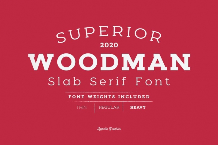 Woodman Slab Serif Font Font Download