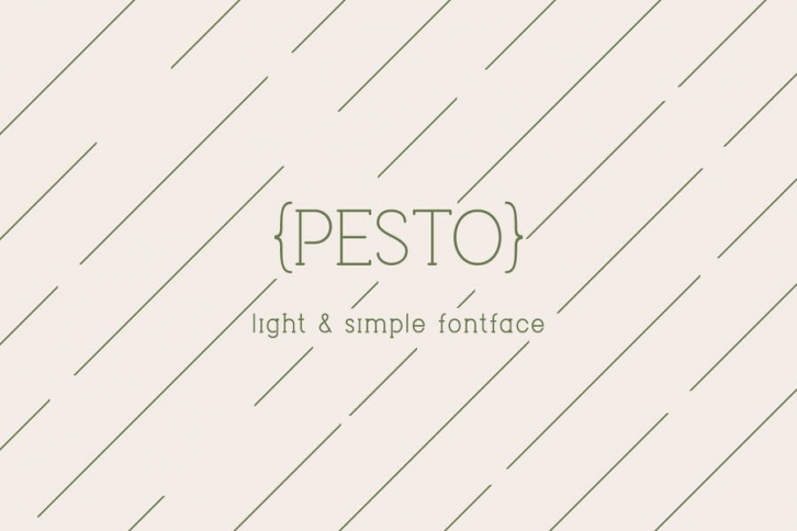 Pesto Font Download