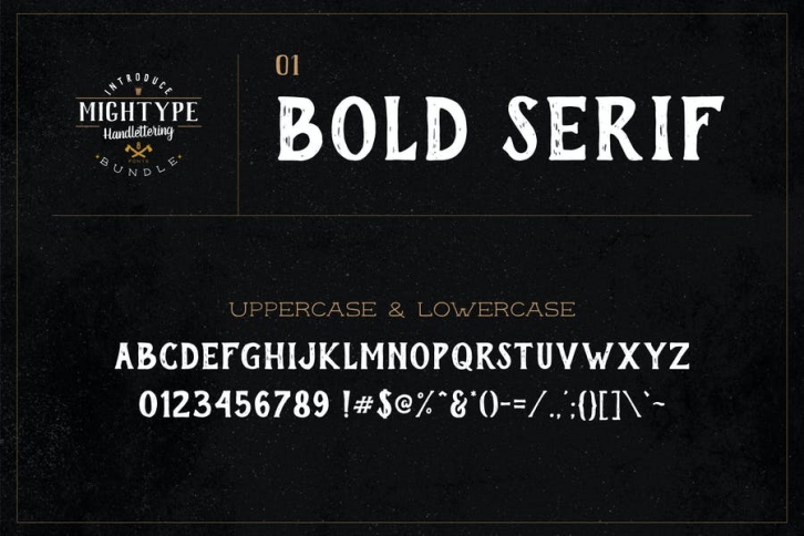 Mightype 01 - Bold Serif Font Download