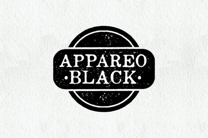 Appareo Black Font Download
