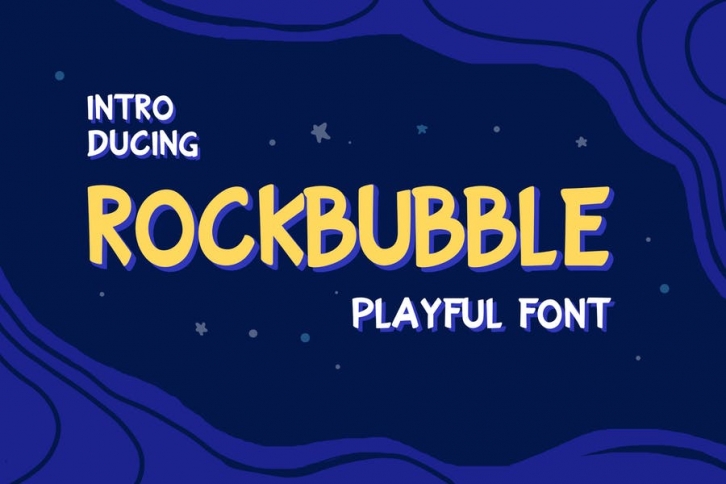 Rockbubble Sans Serif Font Font Download