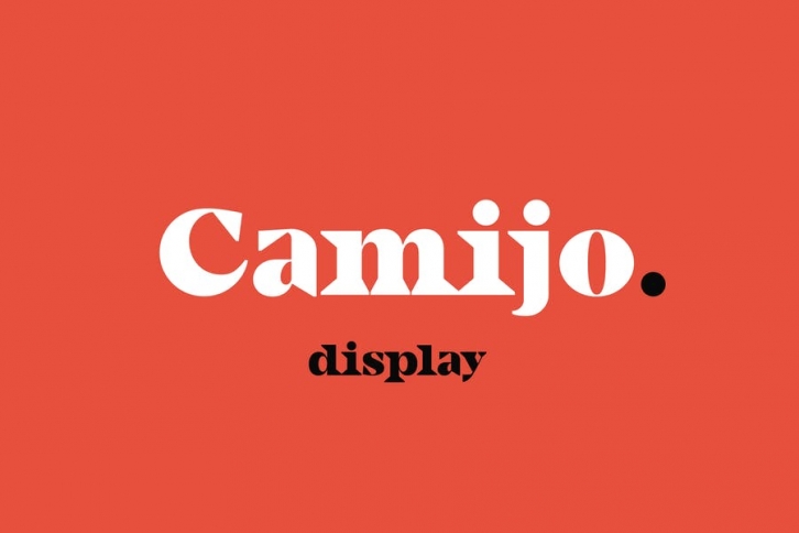 Camijo Display Serif Font Font Download