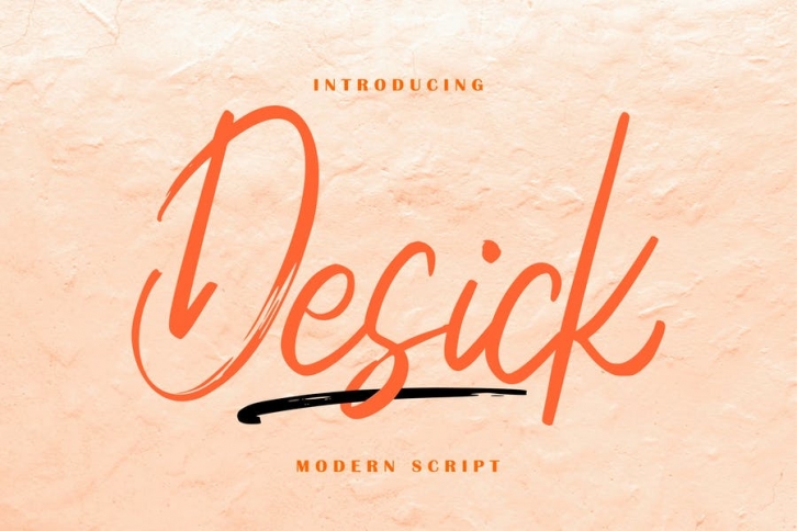 Desick Modern Script Font Download
