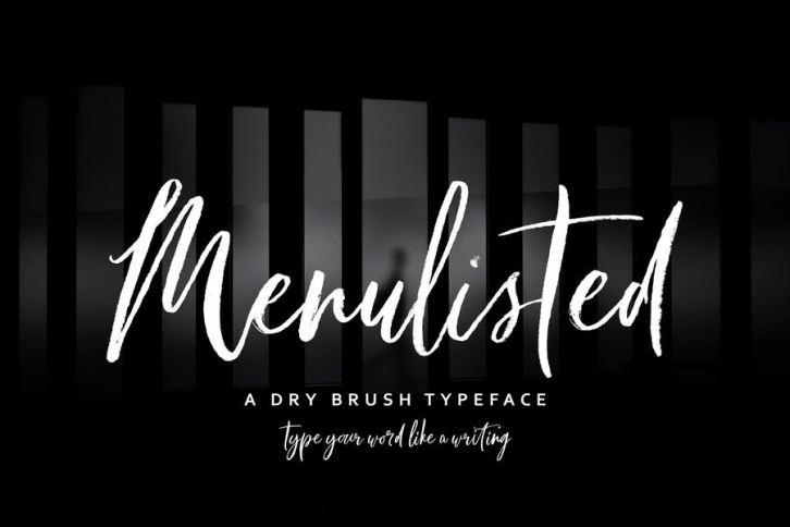 Menulisted Brush Script Font Download
