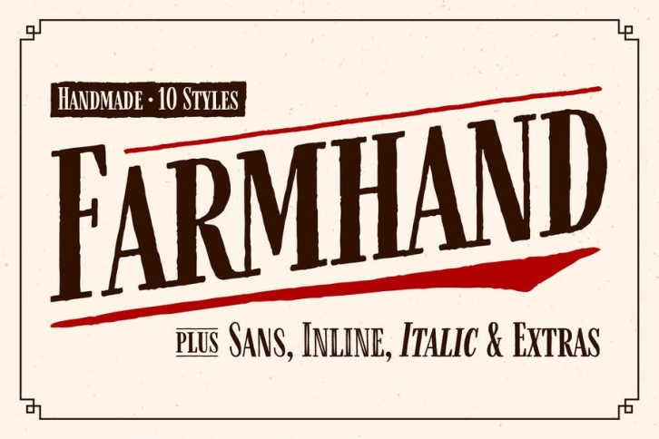 Farmhand Font Family Font Download
