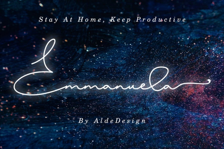 Emmanuela // Signature Font Font Download