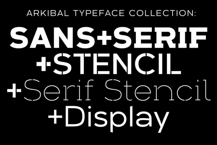 Arkibal Typeface Collection Font Download