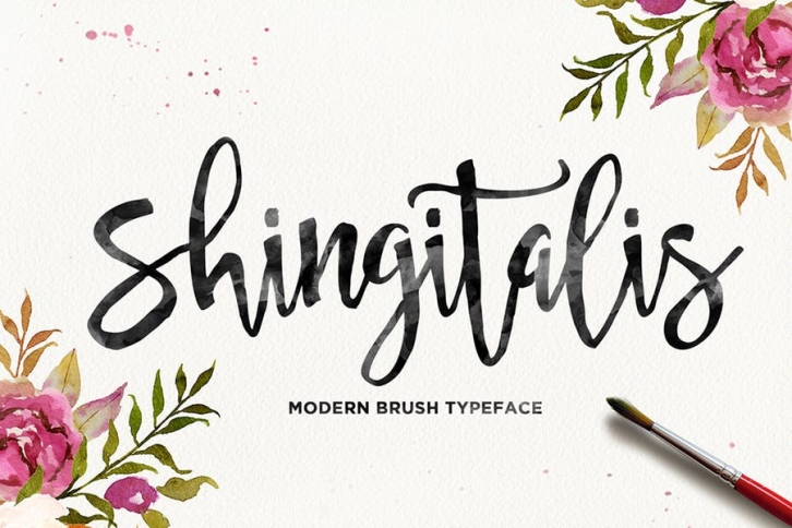 Shingitalis Typeface Font Download