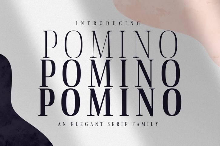Pomino - Modern Serif Font Family Font Download