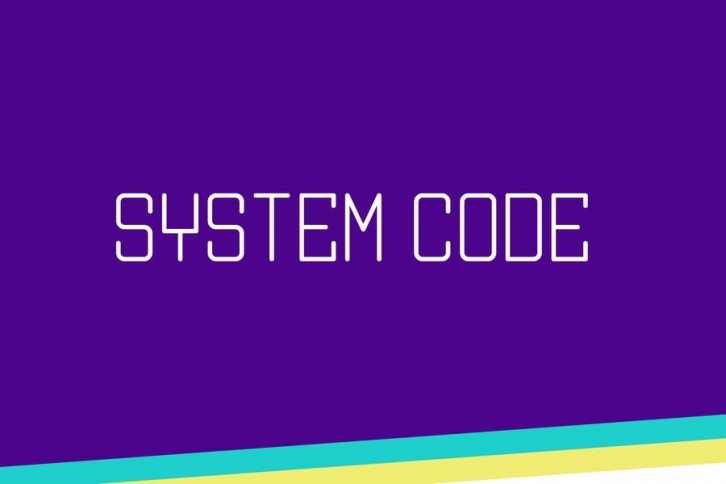 System Code Font Download