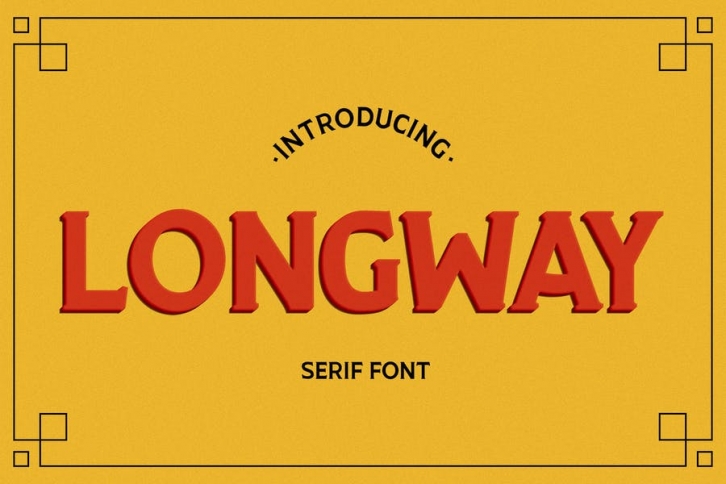Longway - Serif Font Font Download