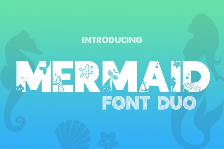 Mermaid Font Duo Font Download