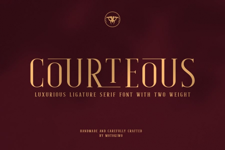Courteous - Ligature Serif Font Font Download