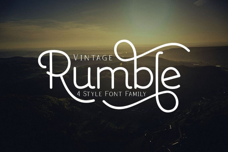Rumble 4 Font Font Download