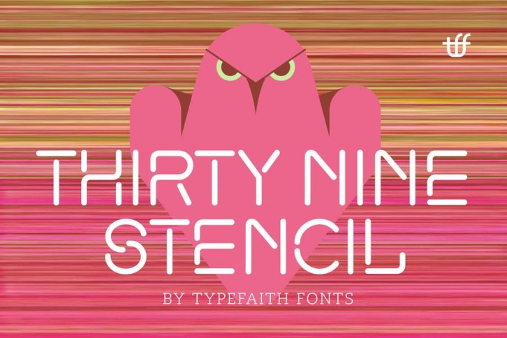 ThirtyNine-Stencil Font Download
