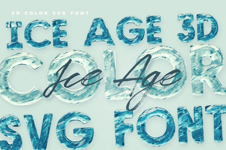 Ice Age Color Fonts Font Download