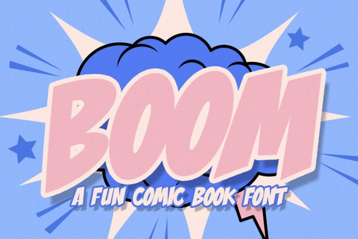 Boom Comic Font Font Download