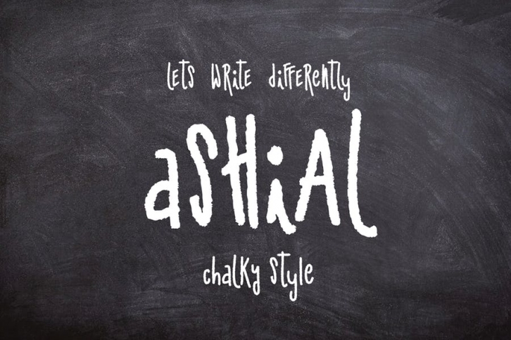 Ashial- Chalky Style Font Download