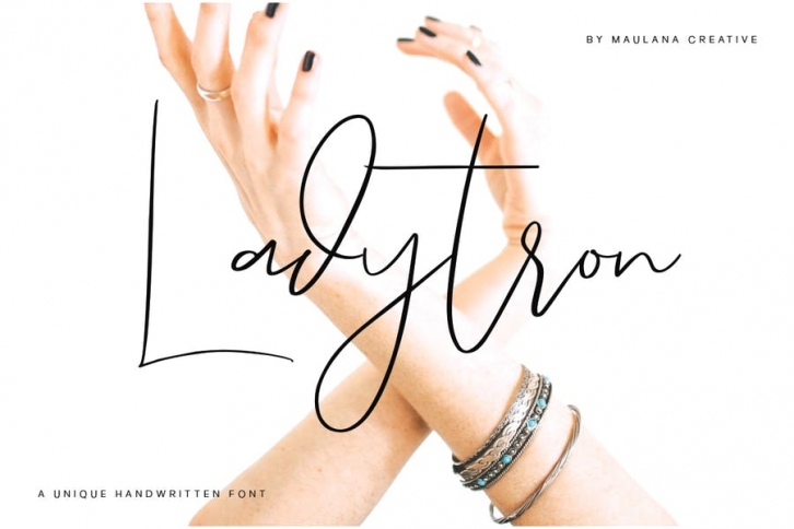 Ladytron Script - Logo Font Font Download