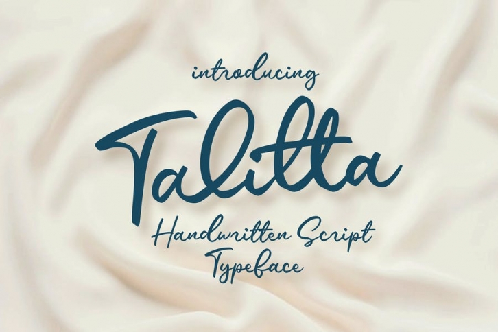 Talitta - Script Font Font Download