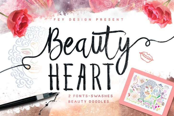 Beauty Heart Script Font Download