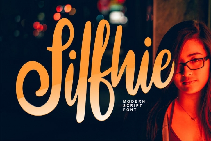 Silfhie | Modern Script Font Font Download