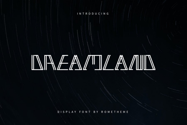 Dreamland - Display Font DR Font Download