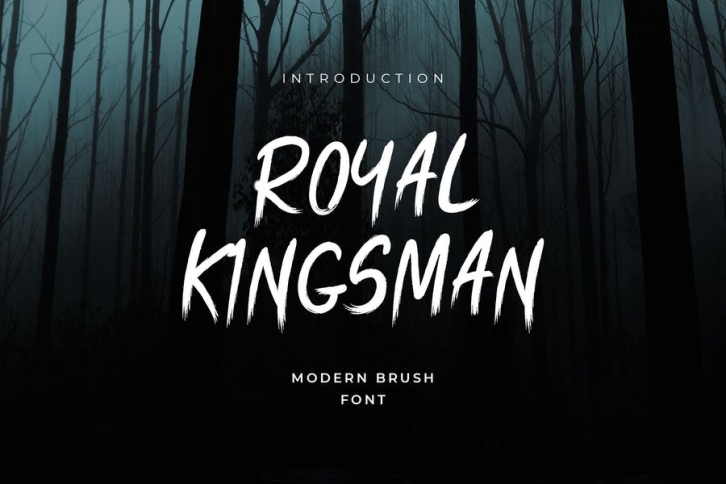 Royal Kingsman Handbrush Typeface Font Download